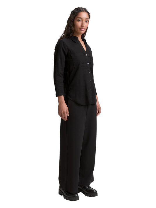 blouse easy shape with linen - 1046197