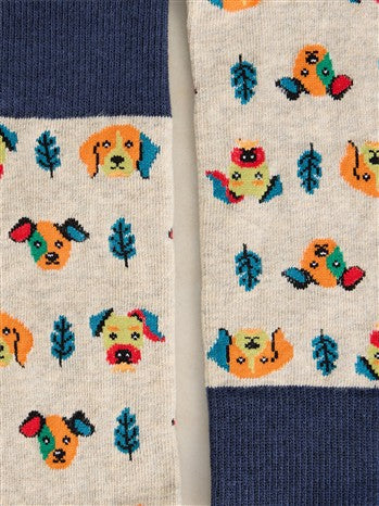 DOG FACES ANKLE SOCK - 446783