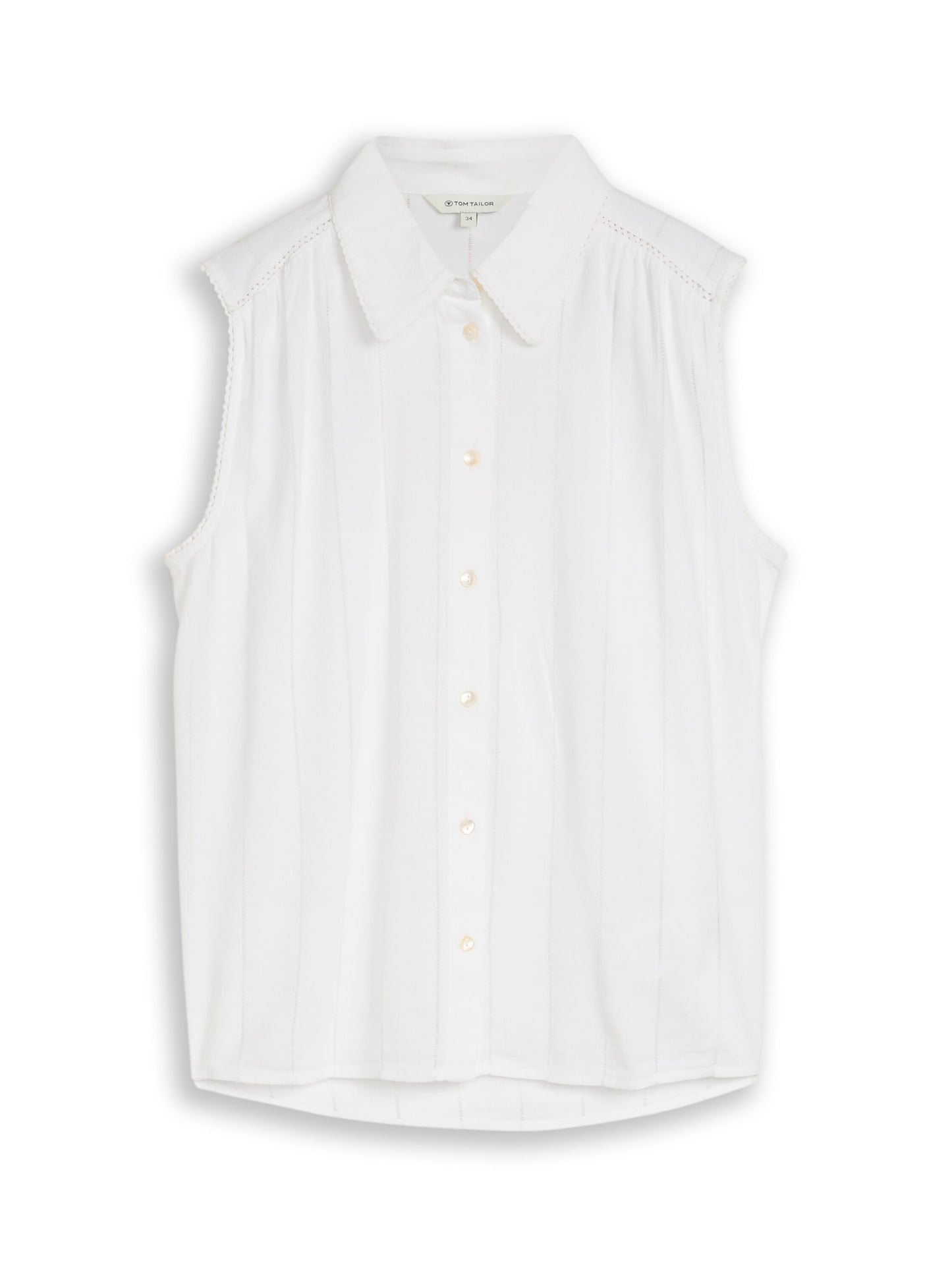 blouse top with tape details - 1051075