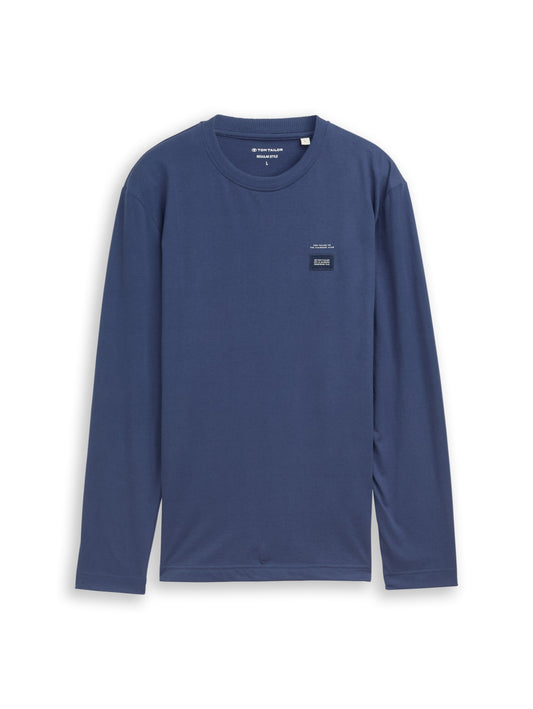 detailed longsleeve t-shirt - 1048611
