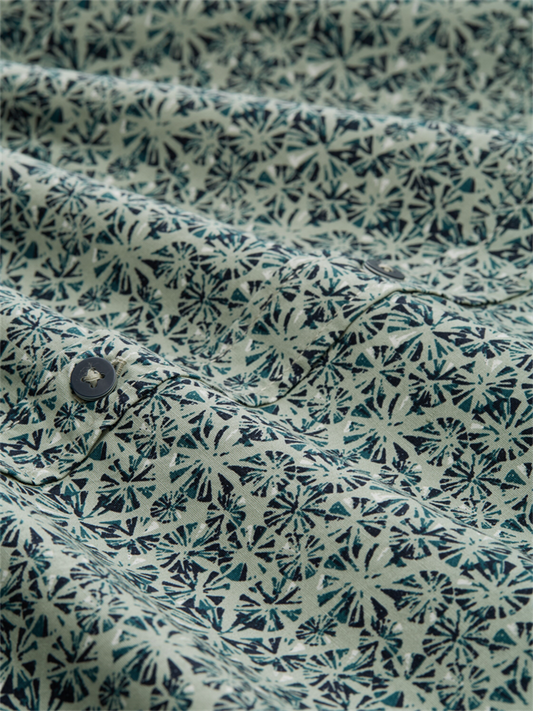 fitted printed shirt - 1049580