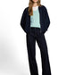 knit cashmere blend v-neck swe - 1053396