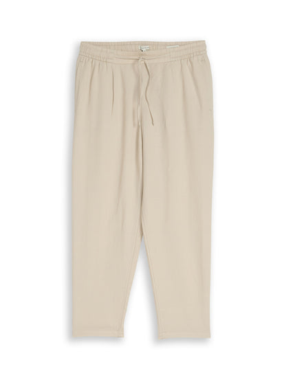 loose fit linen pants - 1049992