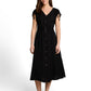 dress with button placket - 1051257