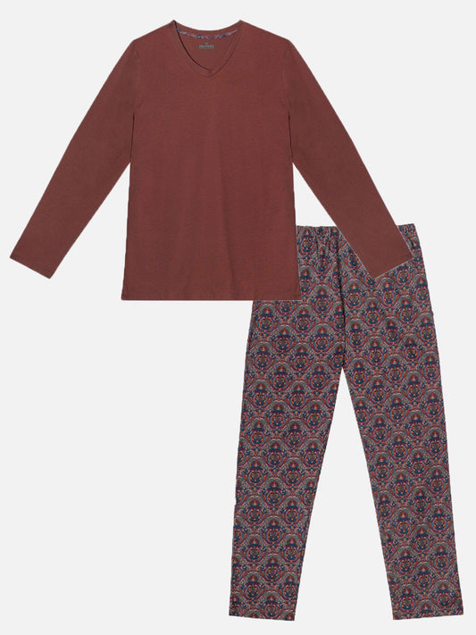 Pyjama Langbein Langarm - 100639057000