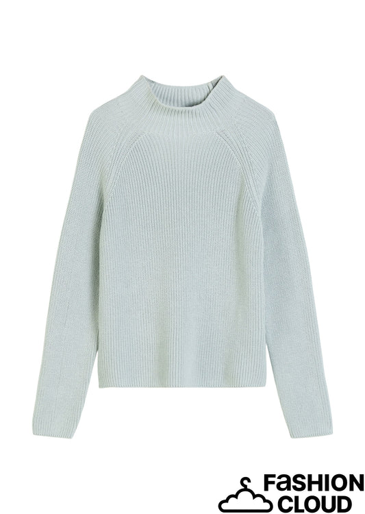 Pullover, longsleeve, stand-up coll - M09605960009
