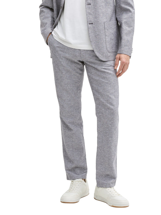 regular linen chino pants - 1044713