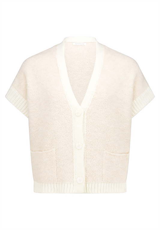 Strickjacke Kurz ohne Arm - 59793319