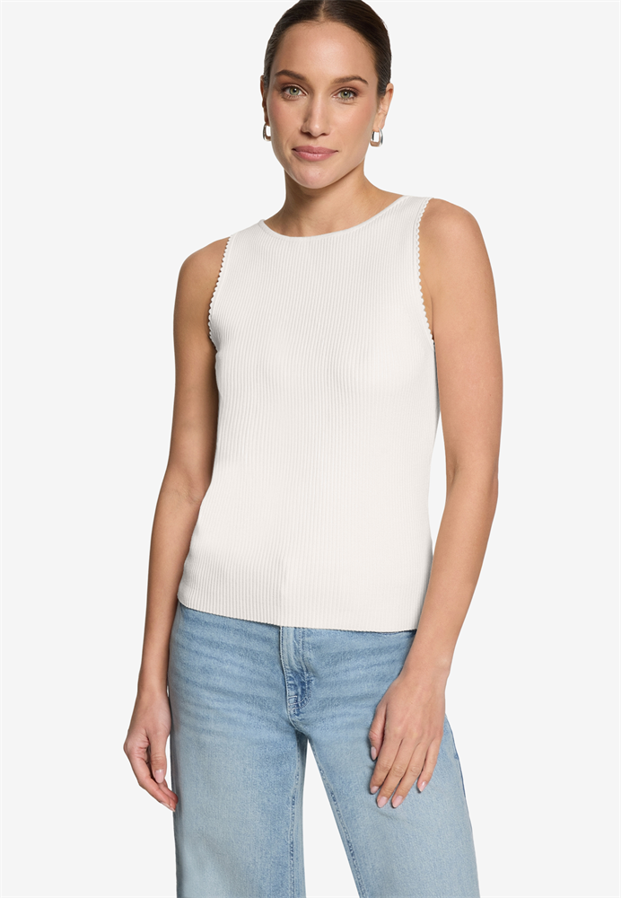Strickpullover Kurz ohne Arm - 110-10003992