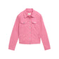 colored denim jacket - 1045390