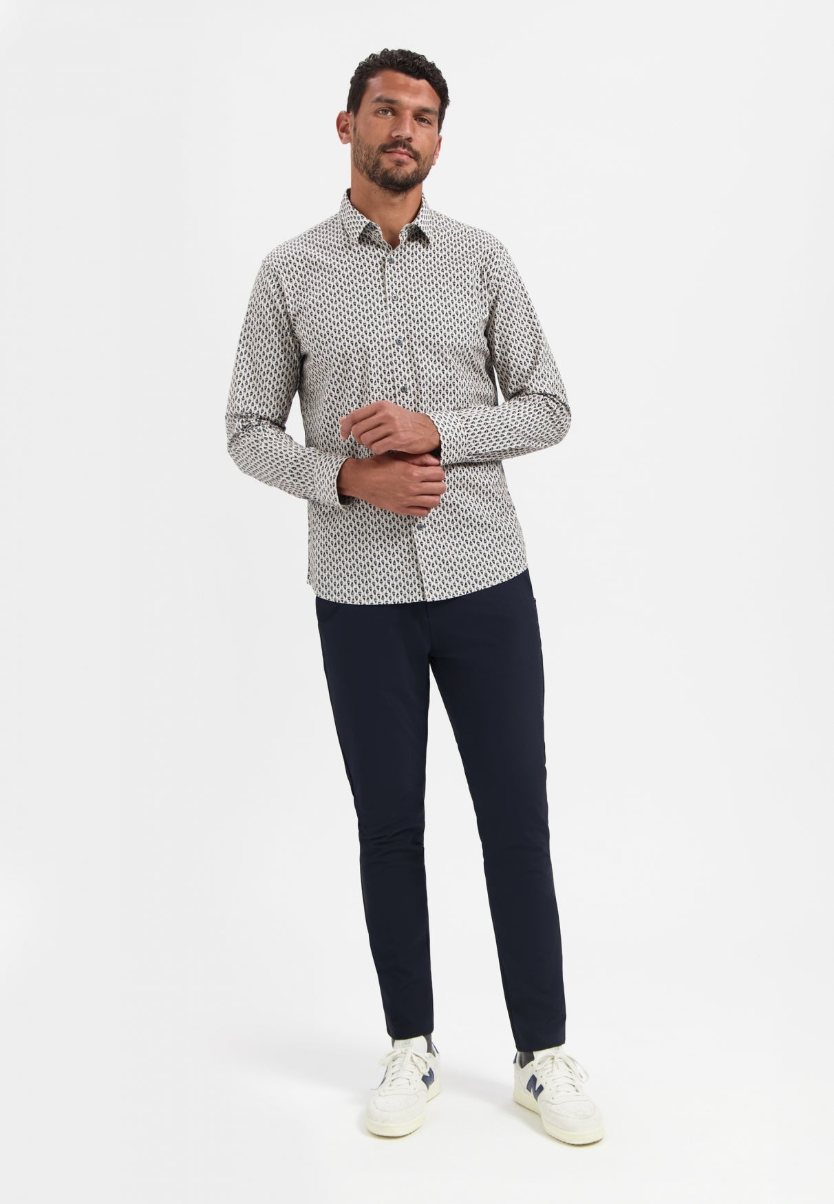 Shirt Stretch Allover Printed - 29430922