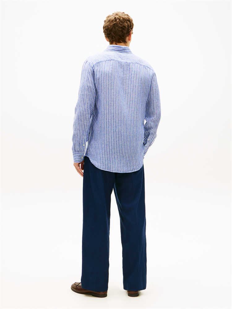 LINEN BENGAL STRIPE RF SHIRT - MW0MW42400