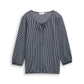T-shirt striped blouse with st - 1050842