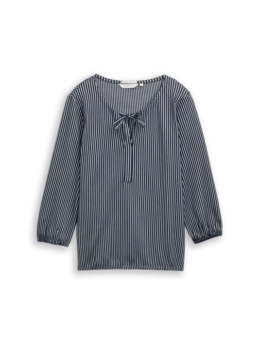 T-shirt striped blouse with st - 1050842