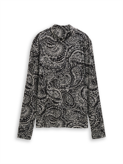 T-shirt mock neck alloverprint - 1052897