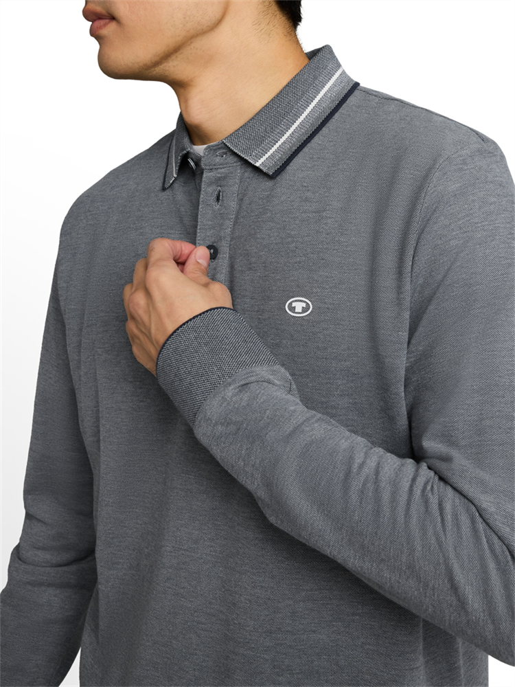 detailed polo shirt - 1052681