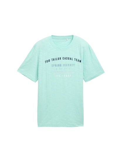 printed slub t-shirt - 1045690