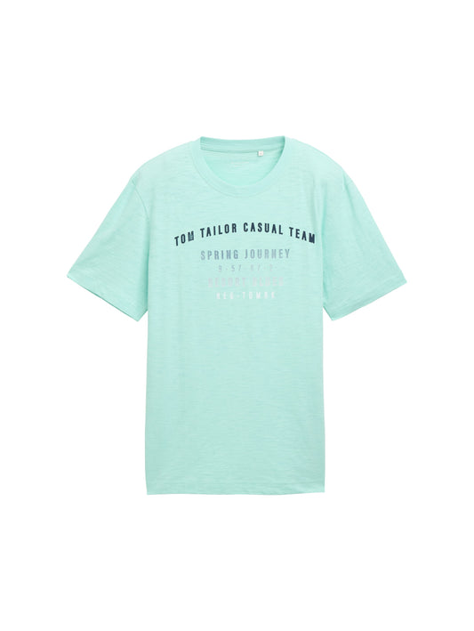 printed slub t-shirt - 1045690