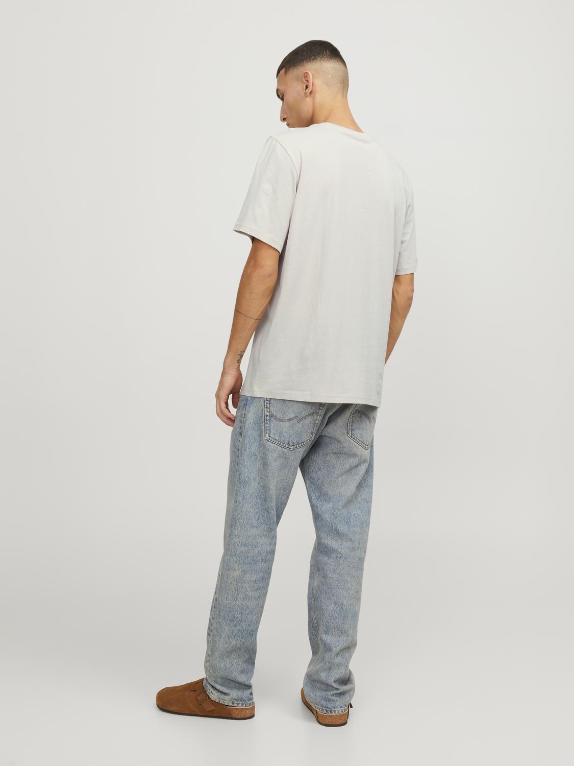 JORCOBIN TEE SS CREW NECK LN - 12250411