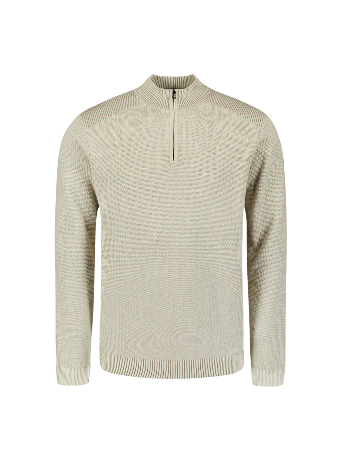 Pullover Half Zip Plated Structure - 29230813SN