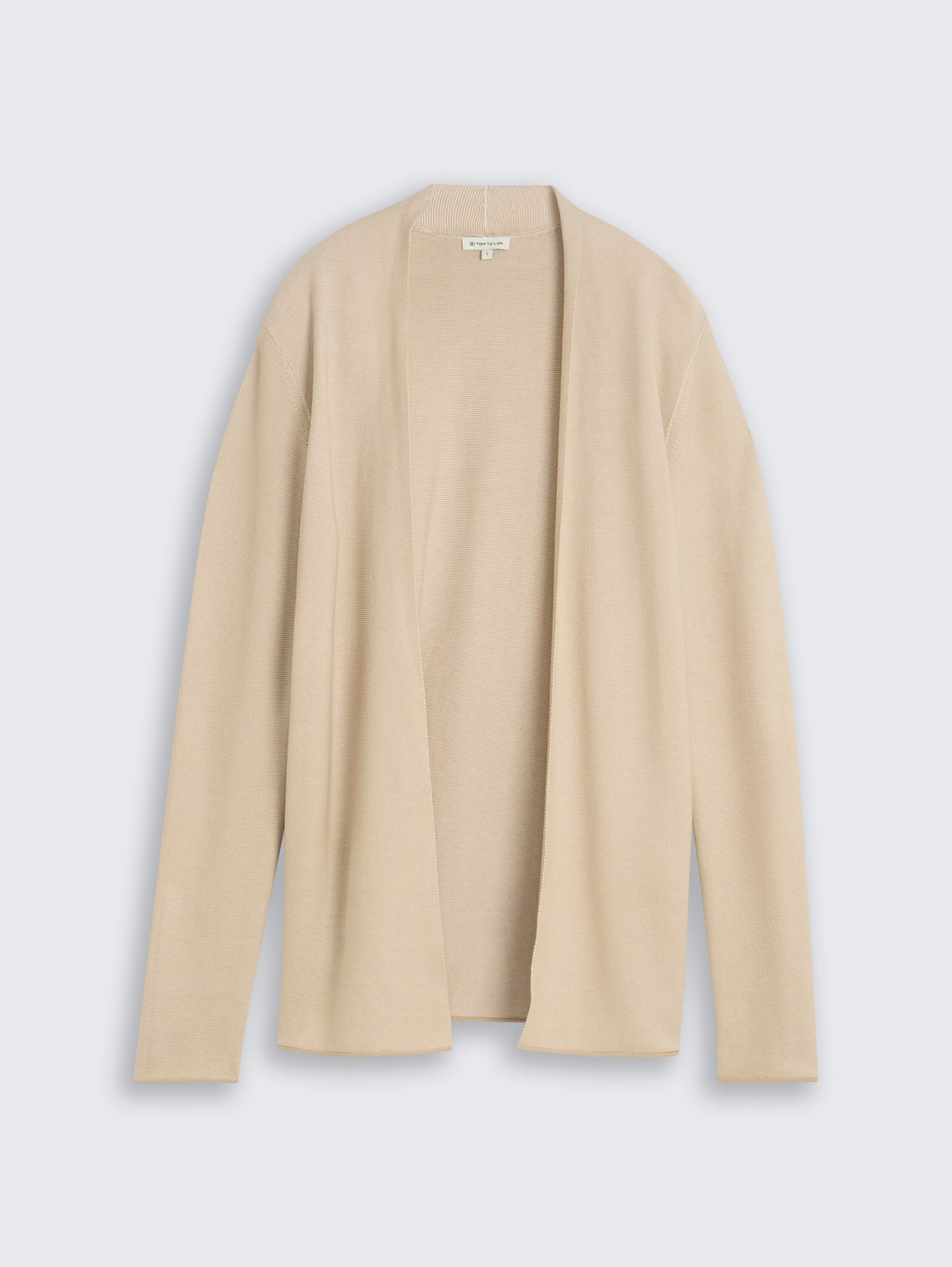 knit structured open cardigan - 1052025