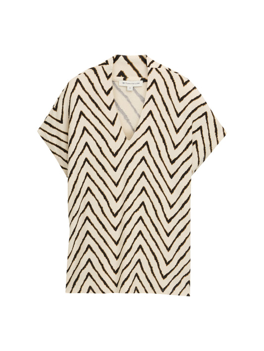 T-shirt alloverprint v-neck - 1047065