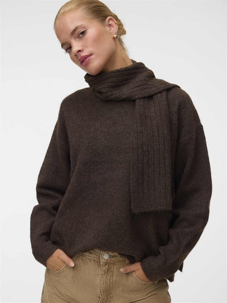 VMGIANNA LS SCARF PULLOVER - 10350469