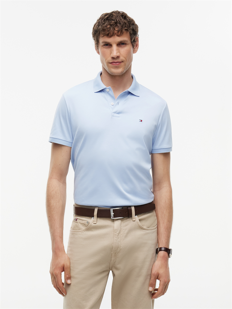 LIQUID COTTON REG SEASONAL POLO - MW0MW39994