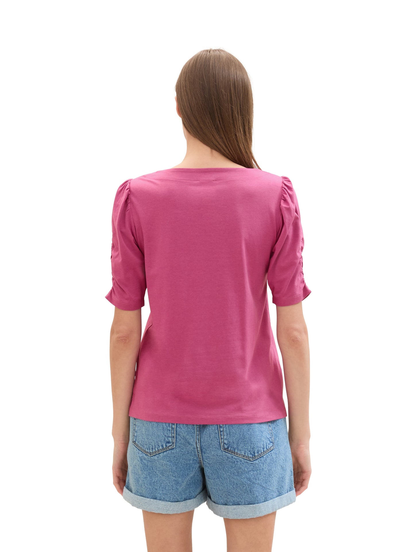 T-shirt gathered sleeve - 1041572