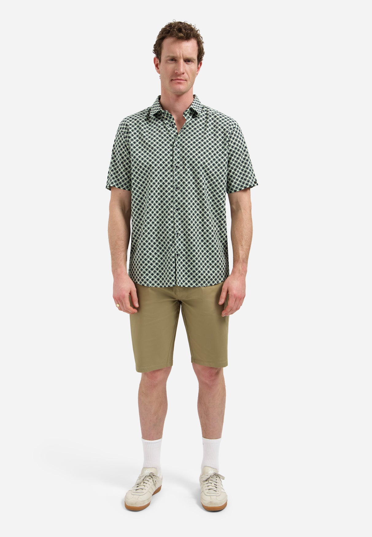 Shirt Short Sleeve Stretch Allover - 31490342