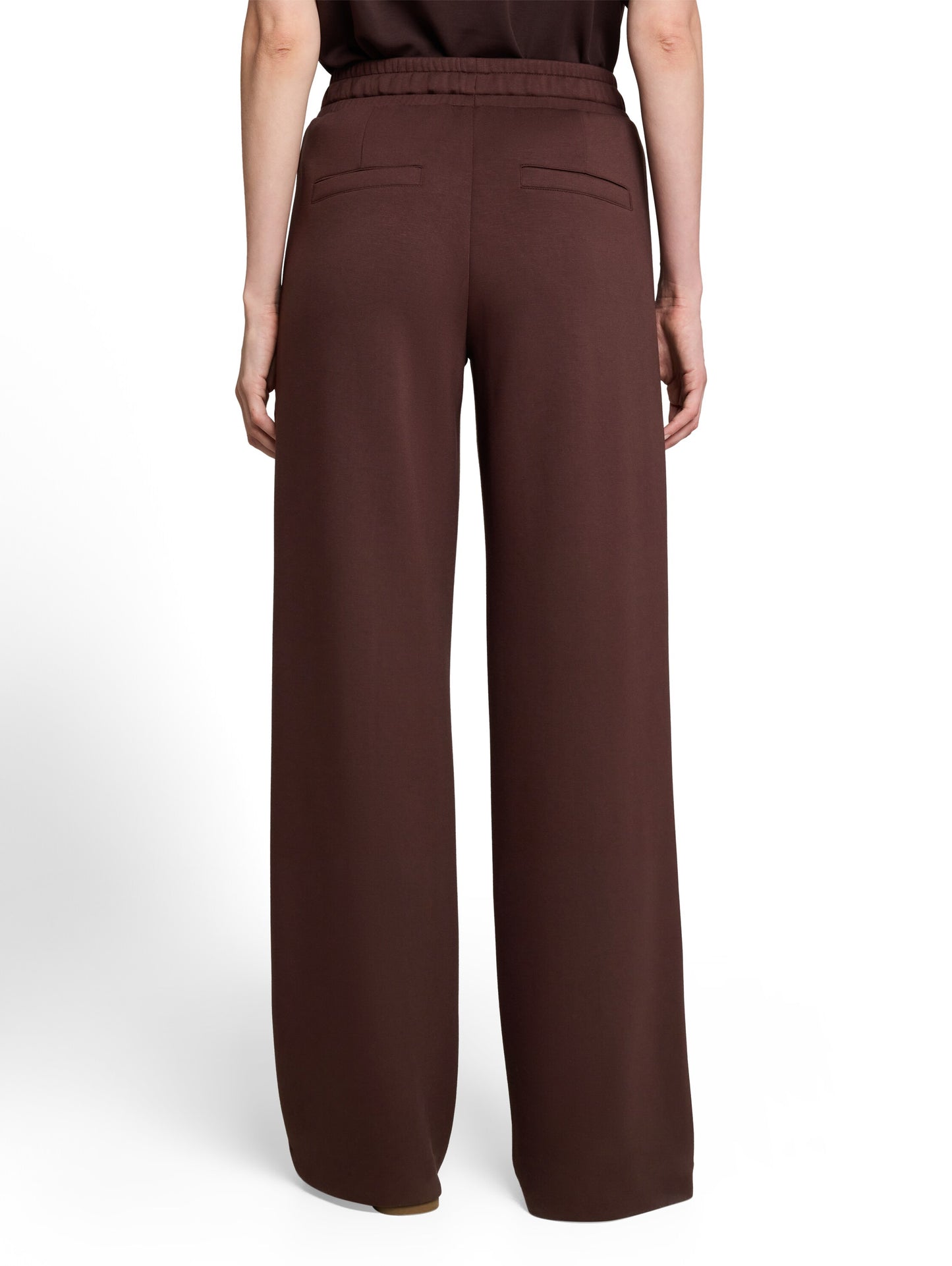 wide leg scuba pants - 1052972