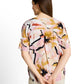blouse printed shortsleeves - 1049796