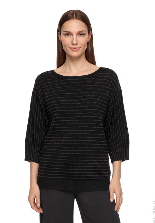 Strickpullover Kurz 3/4 Arm - 55262082