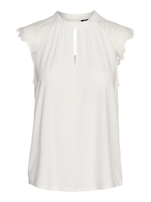 VMMILLA SL LACE TEE GA NOOS - 10226072