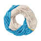 printed loop scarf with tape - 1032526