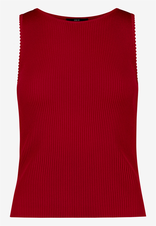 Strickpullover Kurz ohne Arm - 110-10003992