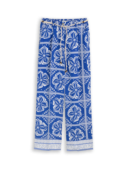linen wide leg pants - 1049994