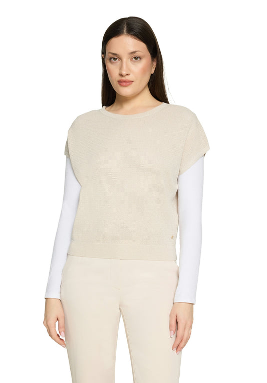 Strickpullover Kurz ohne Arm - 50113331