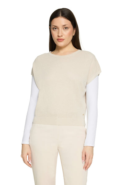 Strickpullover Kurz ohne Arm - 50113331