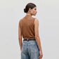 AWCARA SL HIGH NECK WOOL KNIT TOP - 10350120