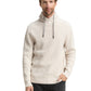 snood knit pullover with neps - 1048715