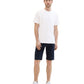 slim soft chino shorts w. belt - 1040237