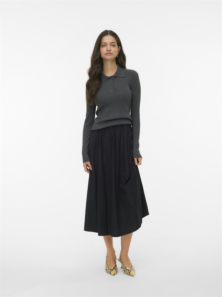 VMSILJERIB LS POLONECK PULLOVER NOO - 10336674