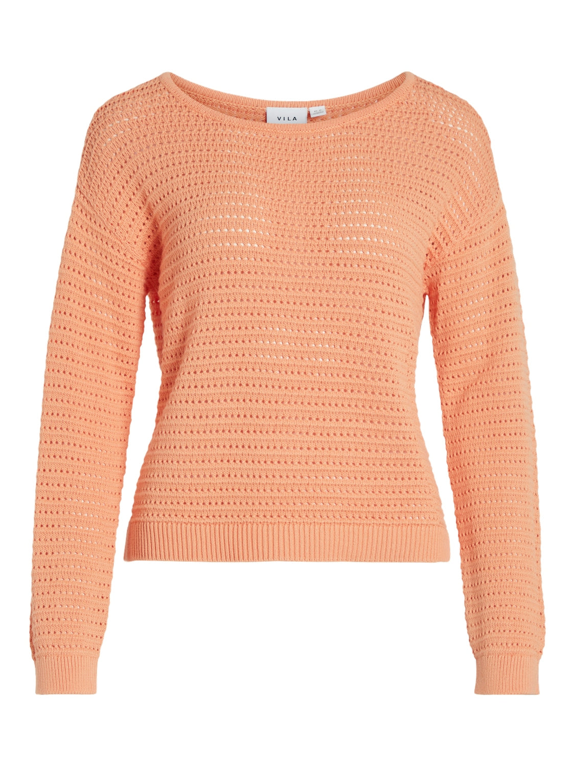 VIBELLISINA BOATNECK L/S KNIT TOP - - 14089578