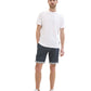 slim chino shorts with belt - 1040224