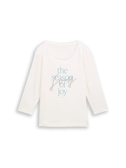 T-shirt crew neck frontprint - 1050751