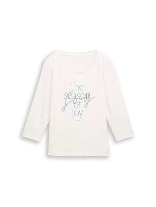 T-shirt crew neck frontprint - 1050751
