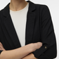 VMJESMILO 3/4 LOOSE BLAZER WVN NOOS - 10279700