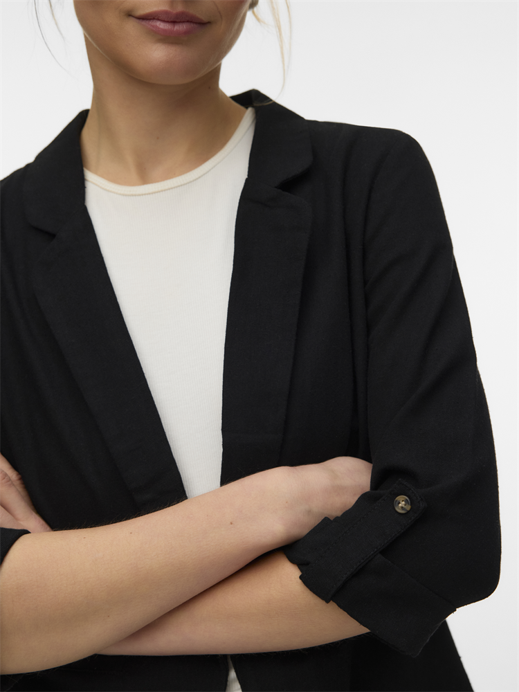 VMJESMILO 3/4 LOOSE BLAZER WVN NOOS - 10279700