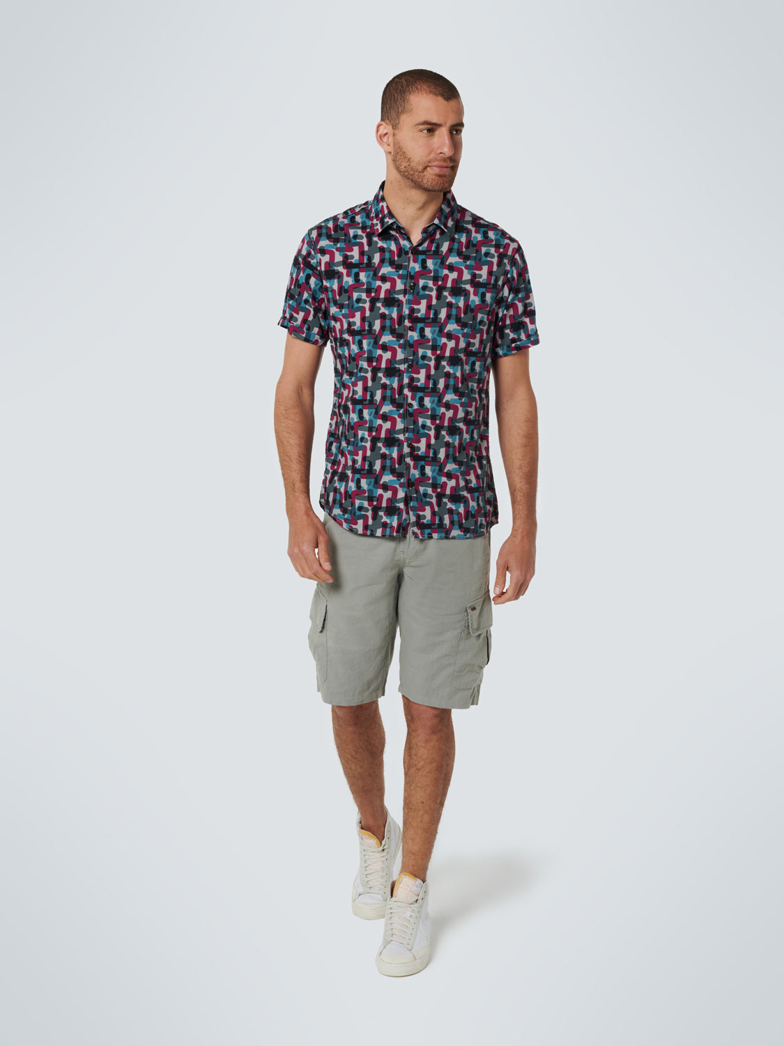 Shirt Short Sleeve Allover Printed - 16460415